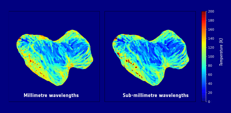 Illustration for article titled Here's Our First Glimpse of the Rosetta Comet’s Dark Side